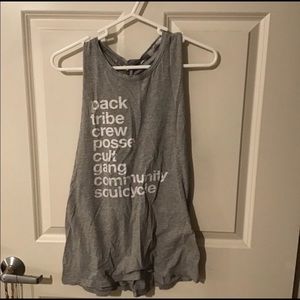 SoulCycle Braided Racer Tank Top